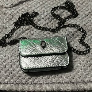 Silver Kurt Geiger Cross Body Mini Purse